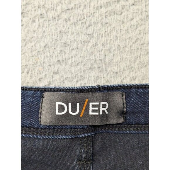 DU/ER Jeans Mens 34x30 L2X Slim Fit Technical Performance Denim Quick Dry Blue - Picture 3 of 14